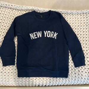 Navy Blue 'New York' Women’s Sweatshirt